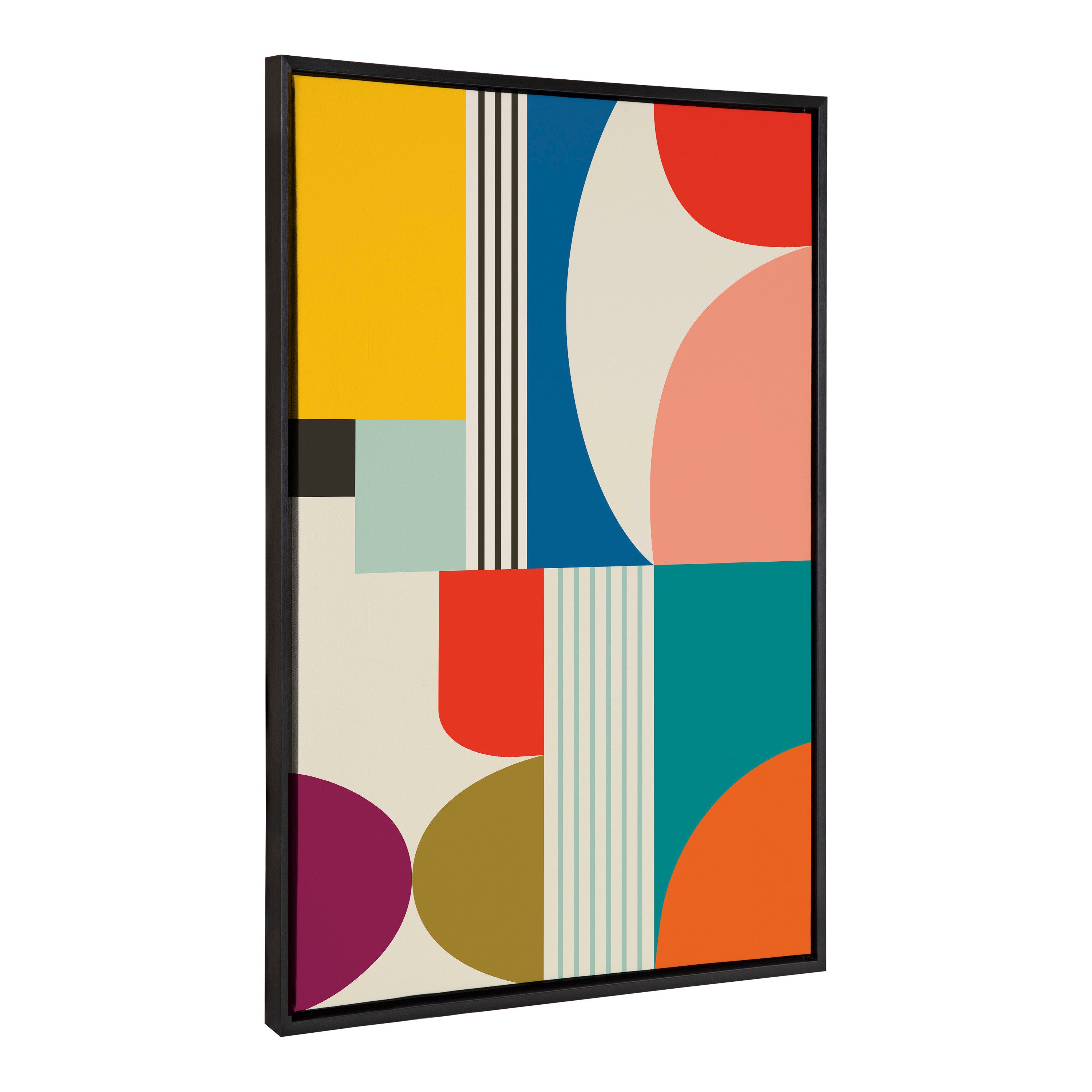 Framed Canvas Sylvie Black 28x38 2
