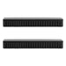 Floating Shelf Black 2 Piece 20" 5