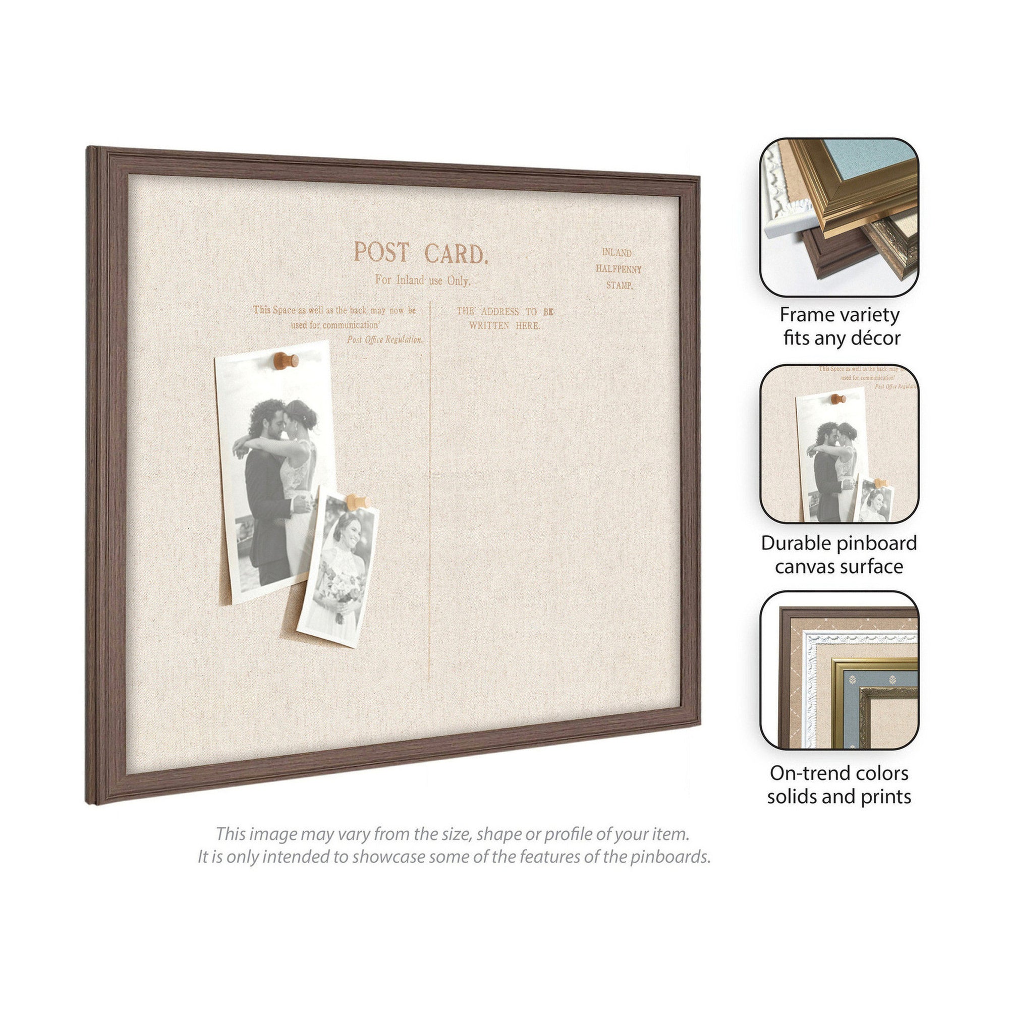Pinboard Lucie Light Bronze 37x25 5