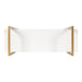 Accent Shelf 20x30 White Gold 6