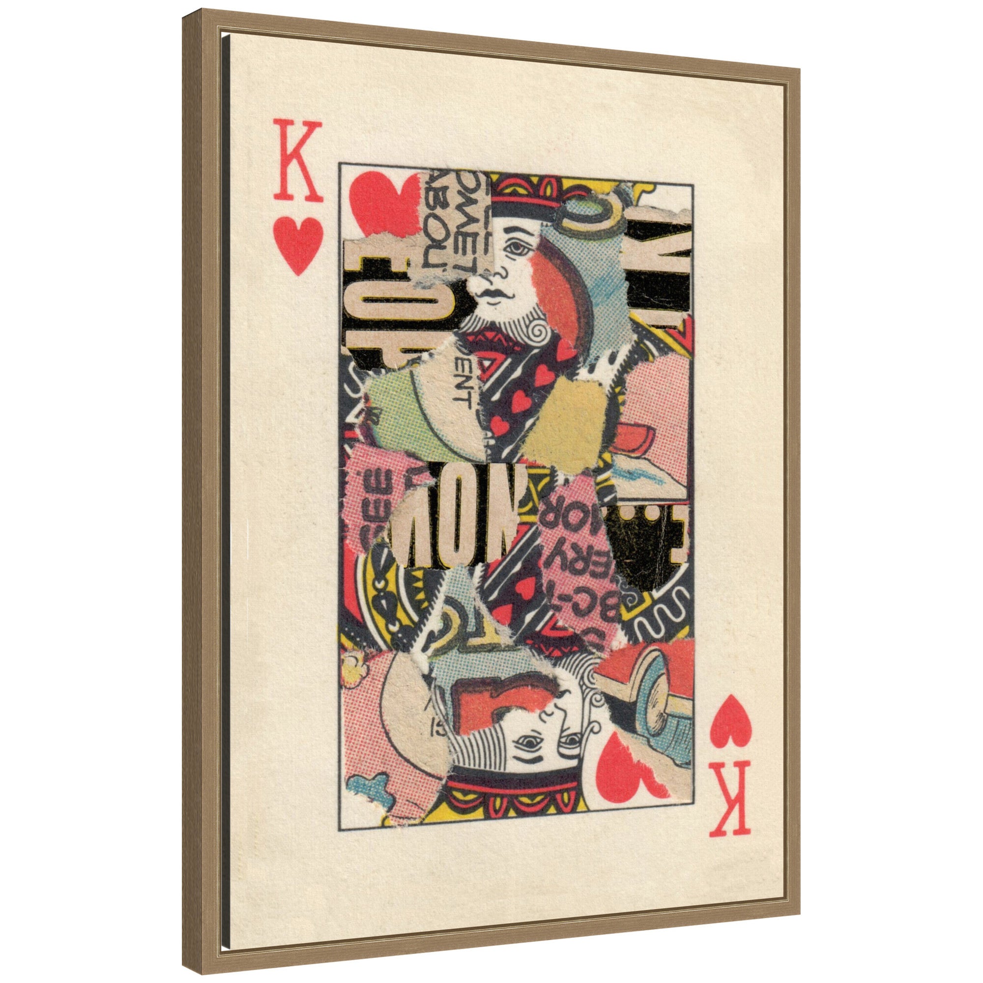 King for Now FC by Felicia Dadak Framed Canvas Wall Art Print