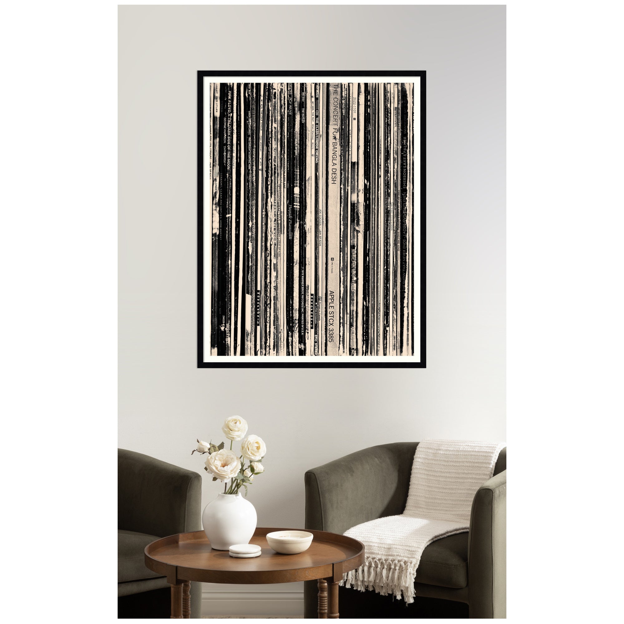 Framed Art Svelte Noir Black 32x41 6