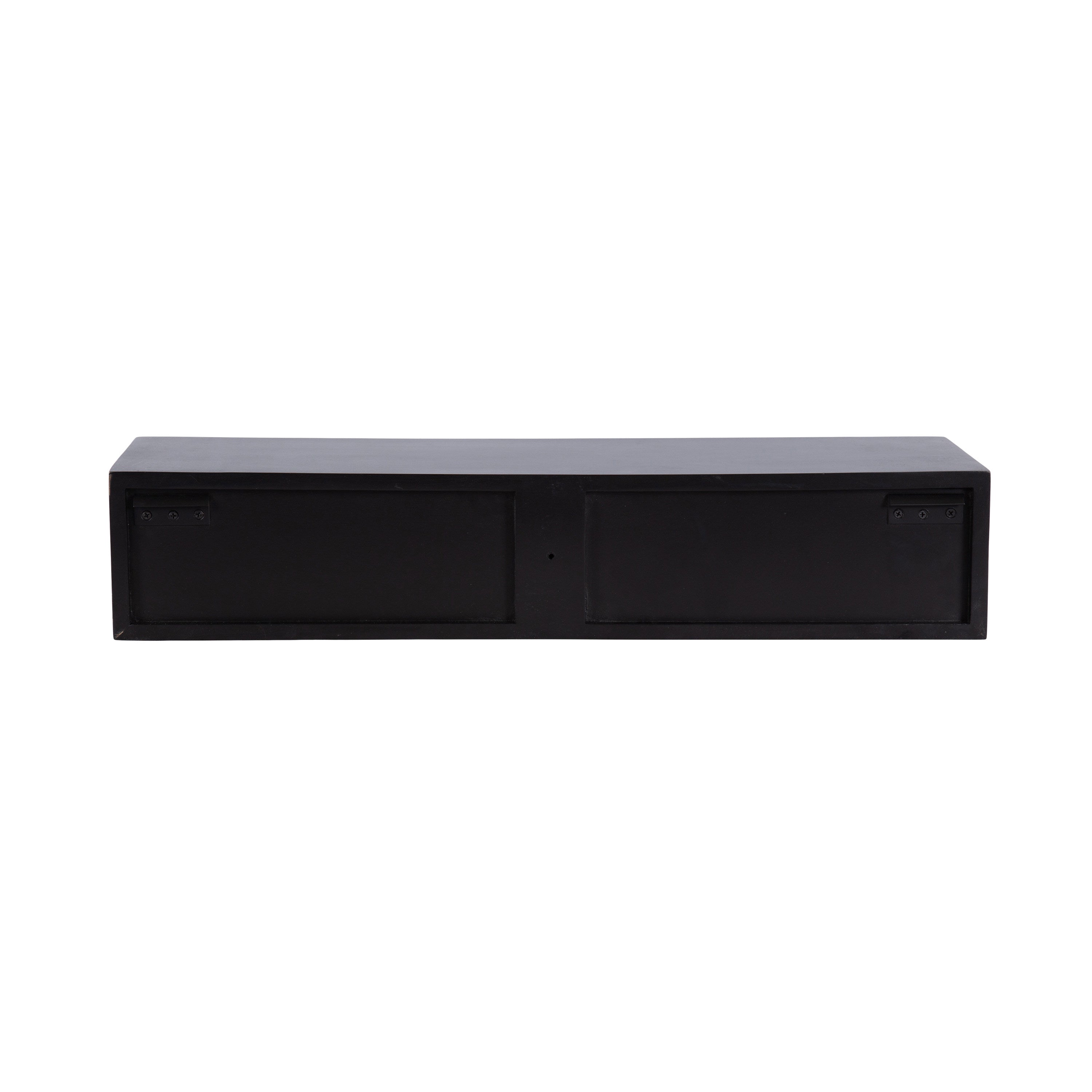 Floating Console Table Black 30x9x6 4