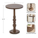 Side Table Brown 16x16x26 2