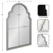 Arch Mirror Silver 24x36 2