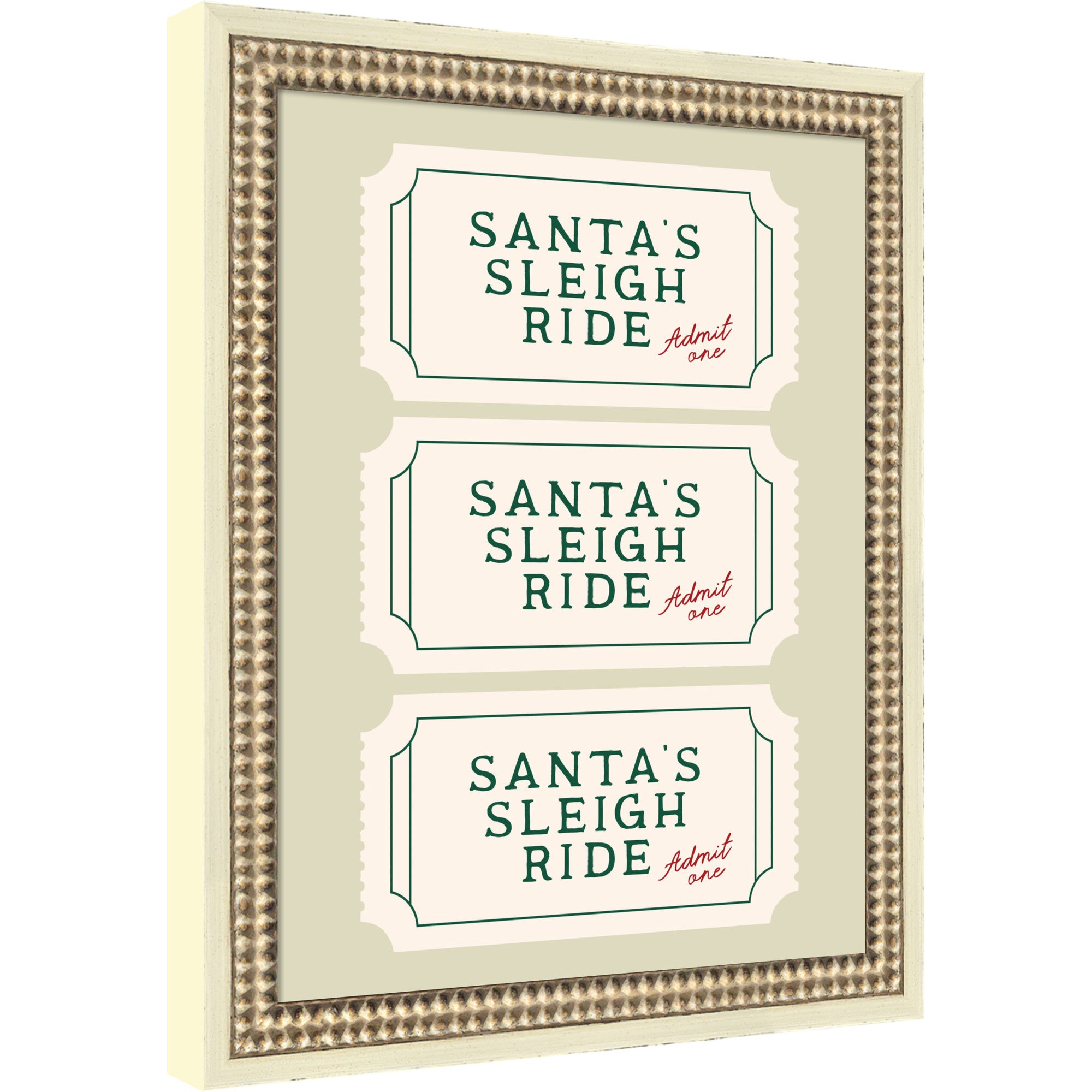 Mounted Canvas Castellan Distressed White 13x16 1
