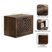 Floating Side Table Brown 16x10x12 2