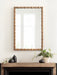 Rectangle Mirror 23x34 Rustic Brown 7