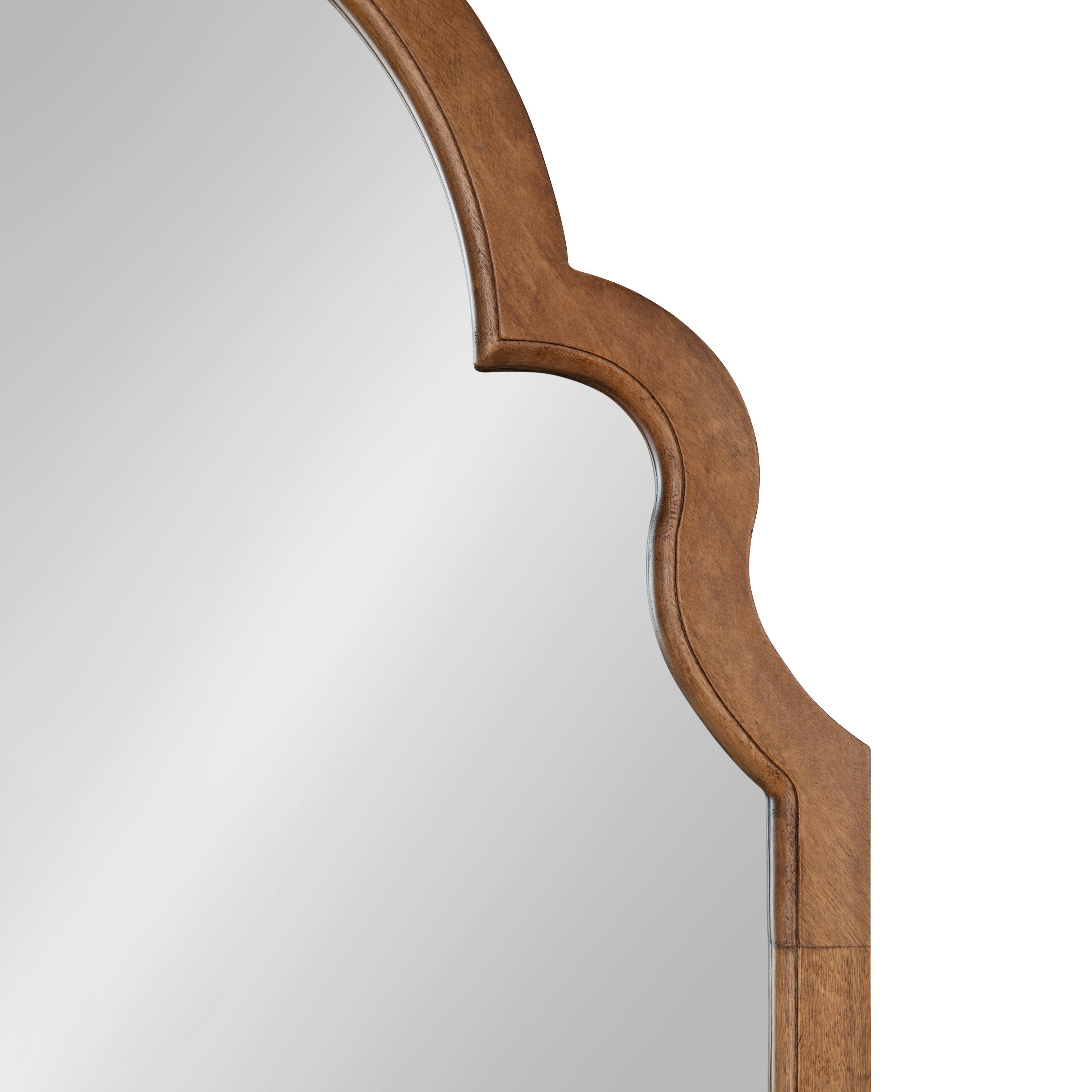 Arch Mirror Rustic Brown 24x48 3