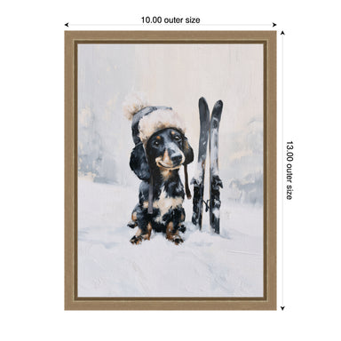 Framed Canvas Sylvie Dark Gold 10x13 2