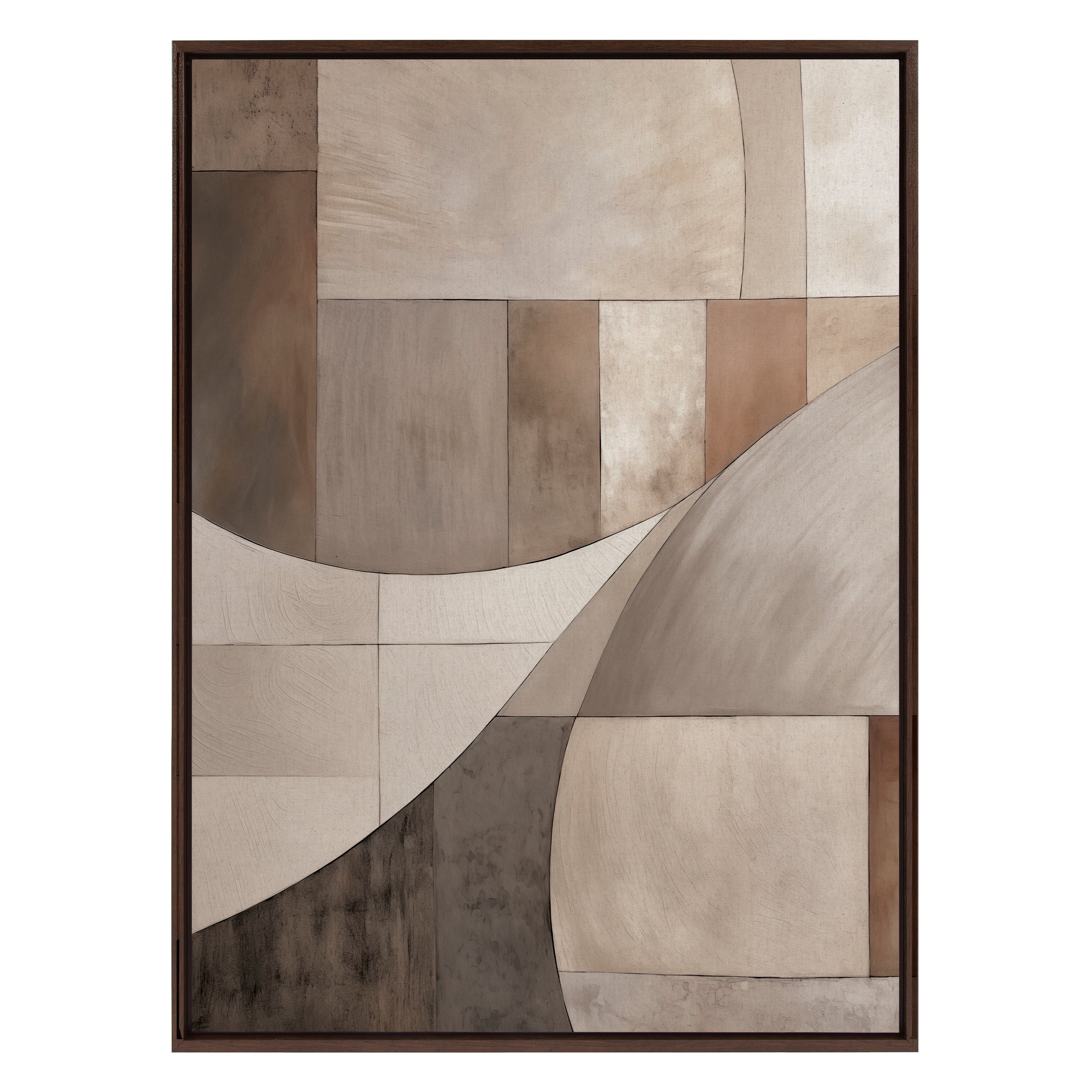 Framed Canvas 31.5x41.5 Sylvie Walnut 2