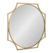 Scallop Mirror Gold 28x28 1