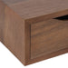 Floating Side Table Walnut Brown 22x10x6 3