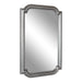 Scallop Mirror Silver 24x36 1