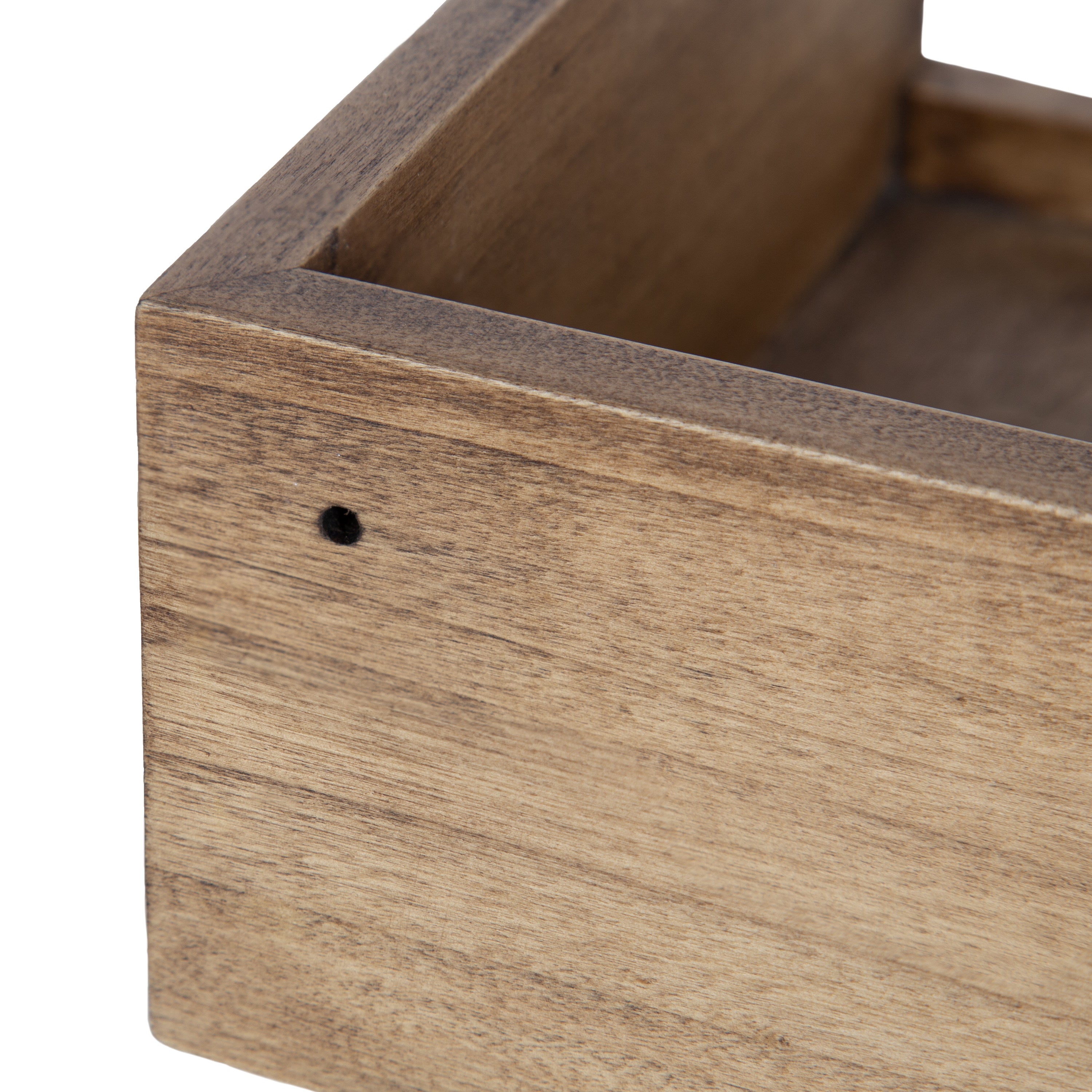 Floating Shelf Rustic Brown 3 Piece 3