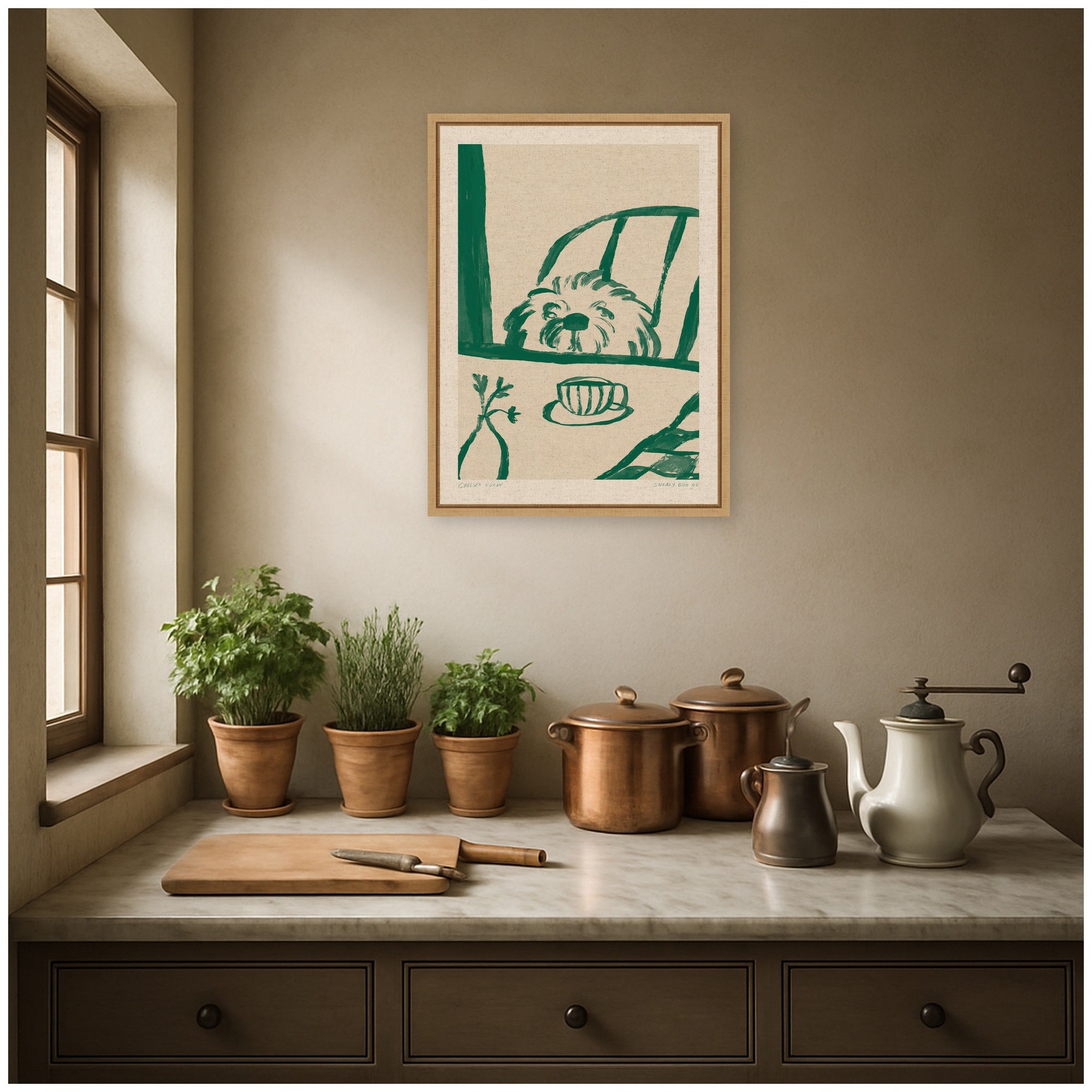 Framed Canvas 18x24 Sylvie Natural 5
