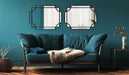 Scallop Mirror 18x24 Black 7