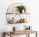 Accent Shelf 26x21 Brown Gold 7