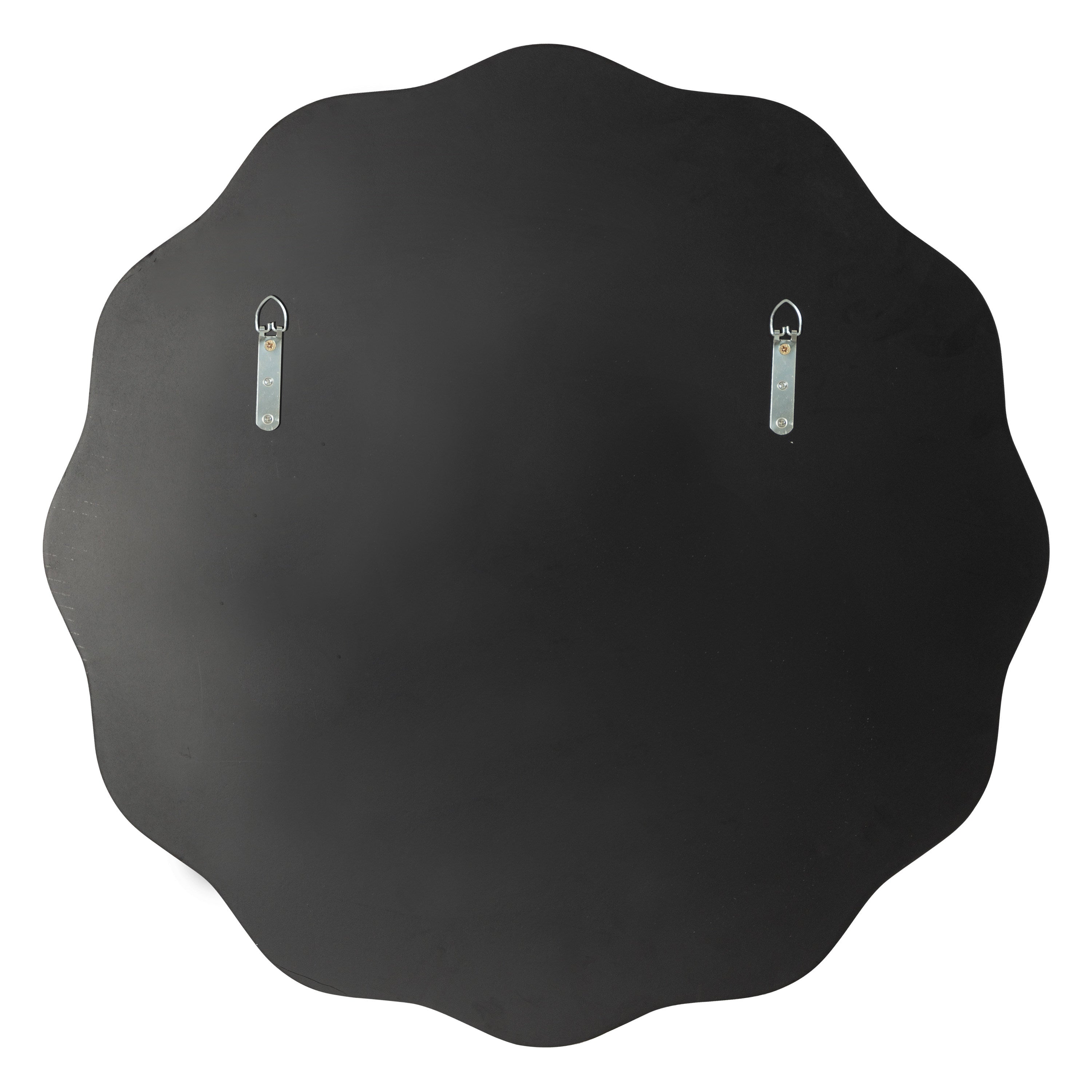 Viona Round Scalloped Mirror