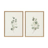 Sylvie Eucalyptus Framed Canvas Set by Maja Mitrovic of Makes My Day Happy