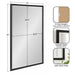 Rectangle Mirror Black 24x36 2
