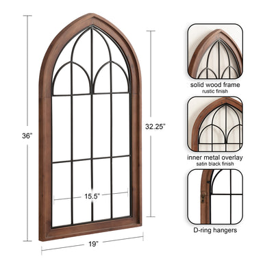 Plaque Dark Brown 19x36 2
