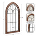 Plaque Dark Brown 19x36 2