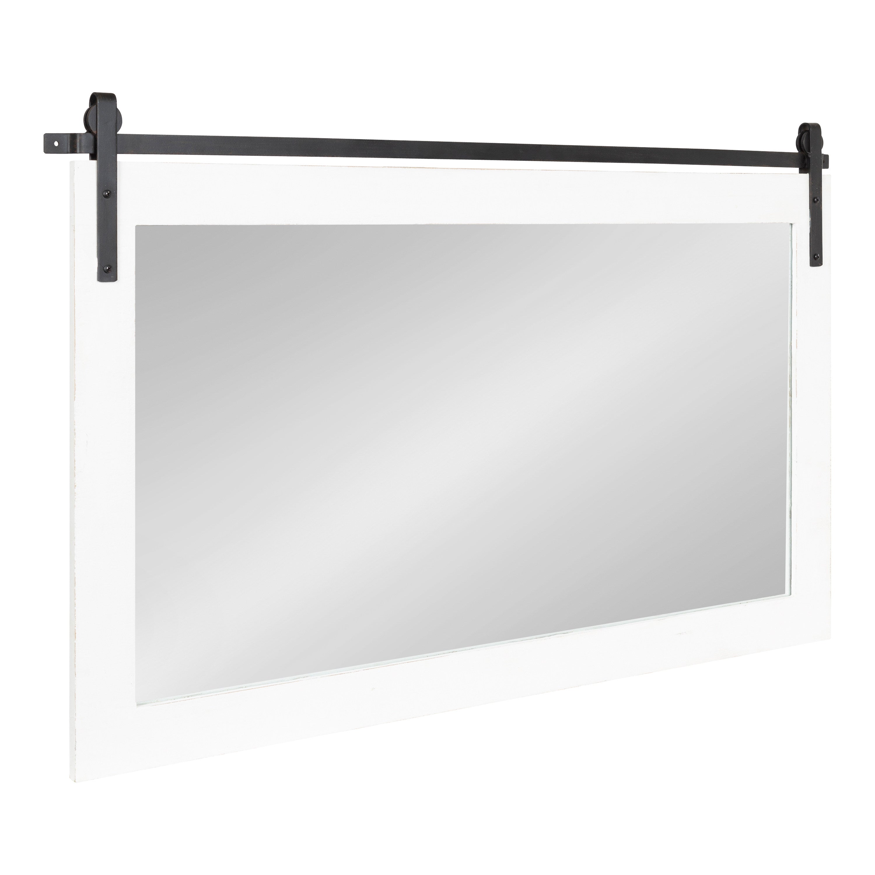 Rectangle Mirror White 40x26 1