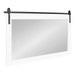 Rectangle Mirror White 40x26 1