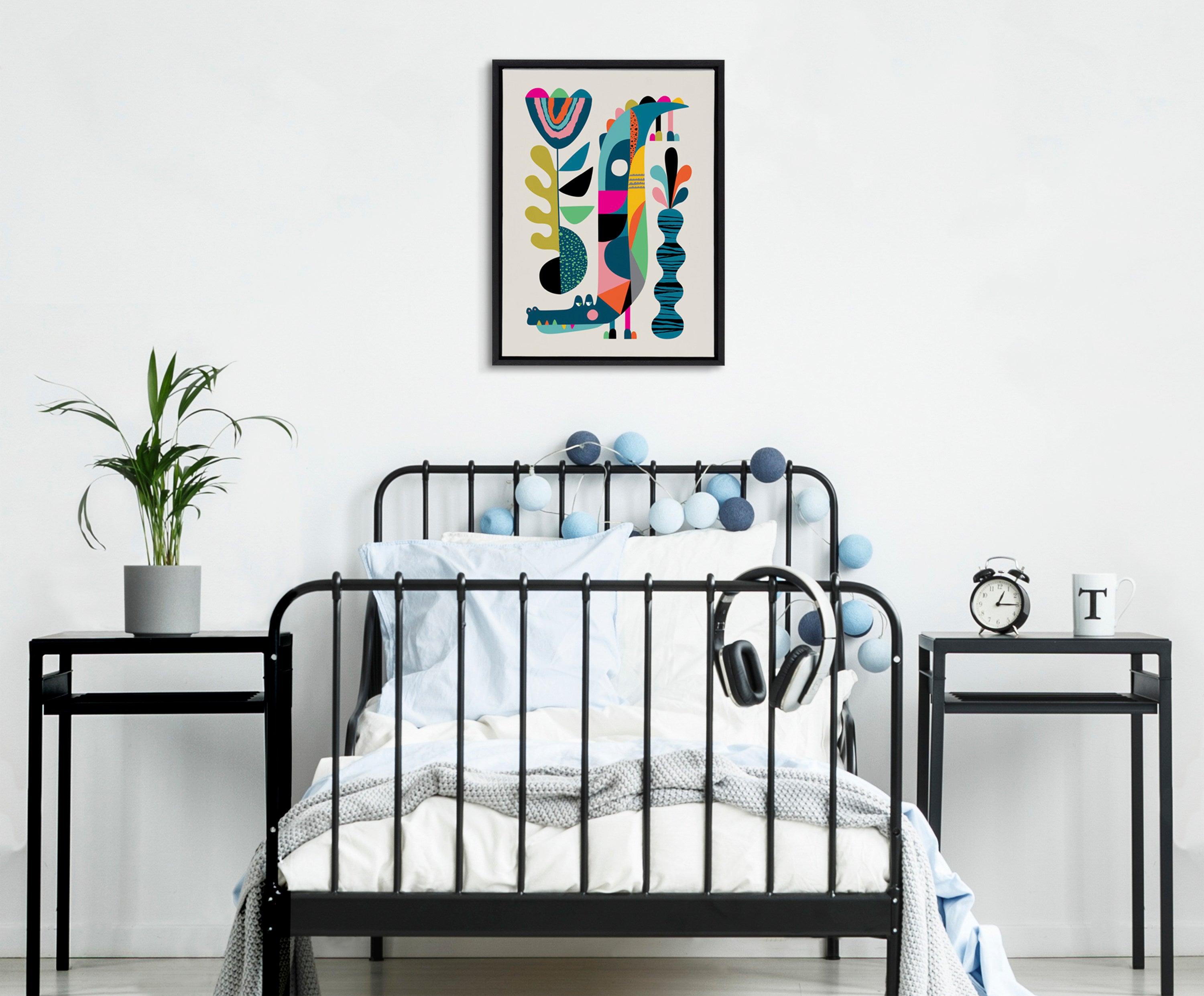 Framed Canvas Sylvie Black 18x24 8