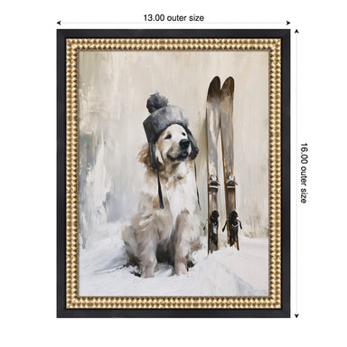 Mounted Canvas Castellan Black 13x16 2