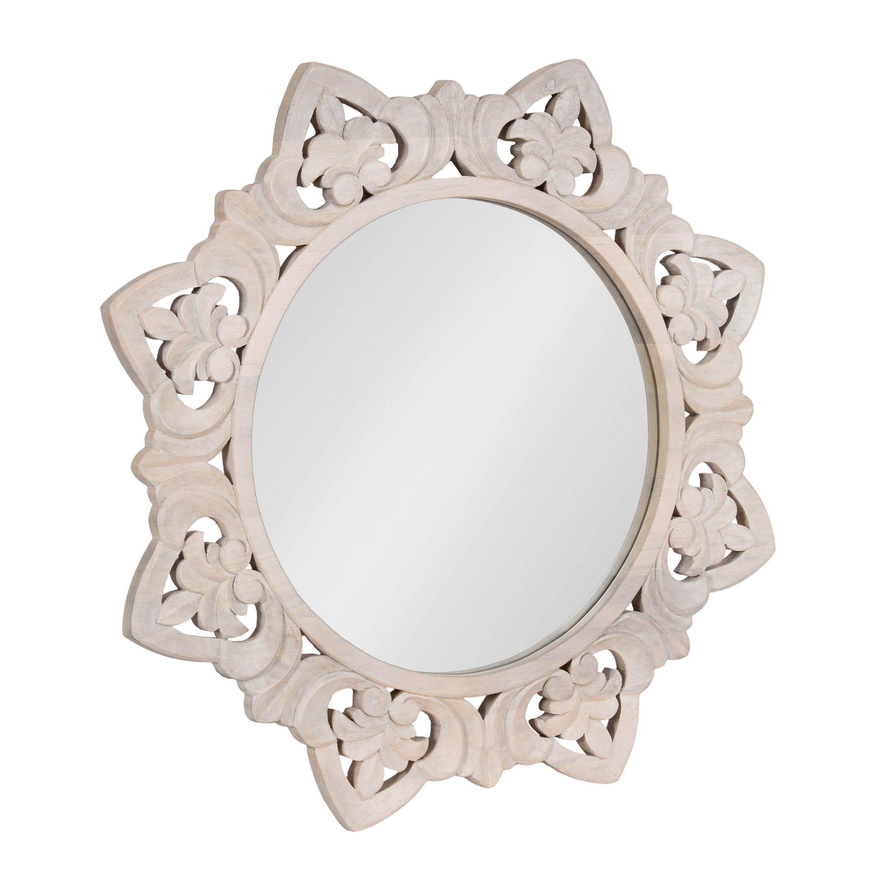 Decorative Mirror Natural Beige 28x28 1