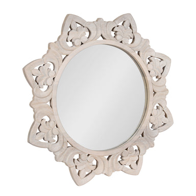 Decorative Mirror Natural Beige 28x28 1