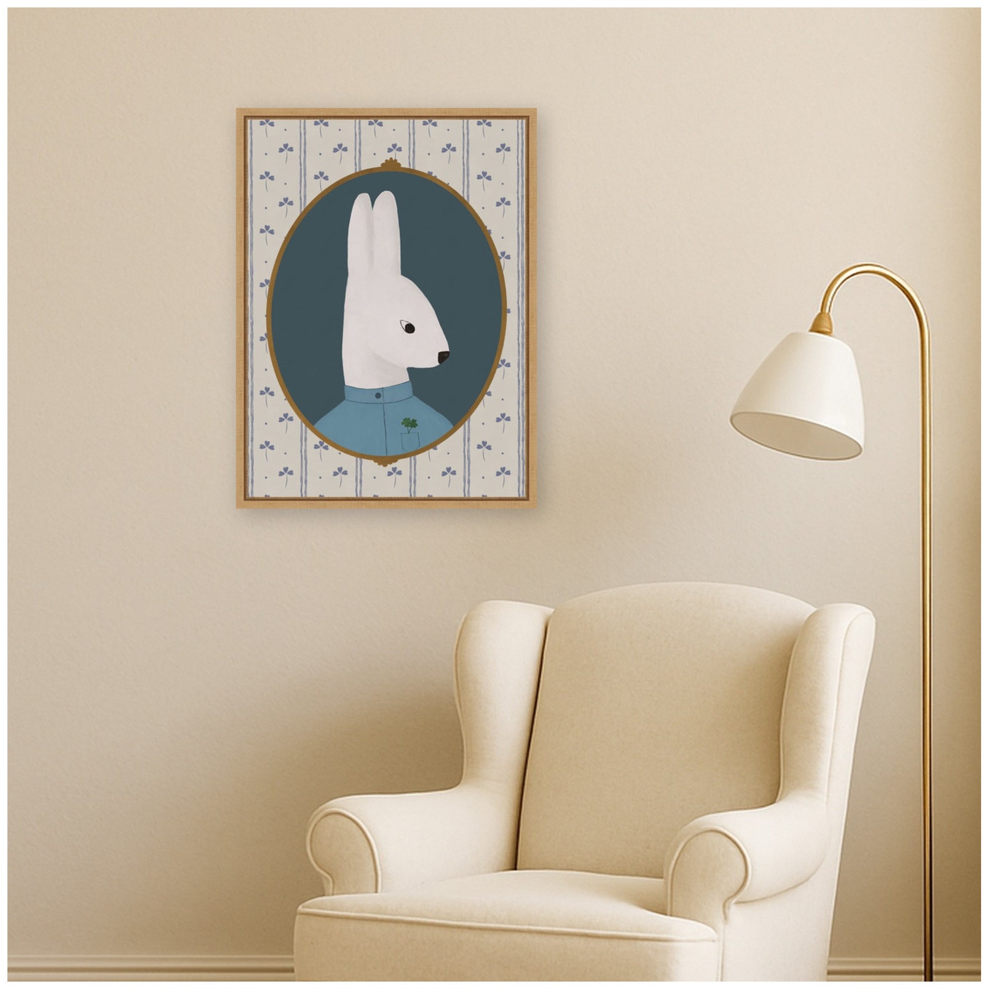 Framed Canvas 18x24 Sylvie Natural 6