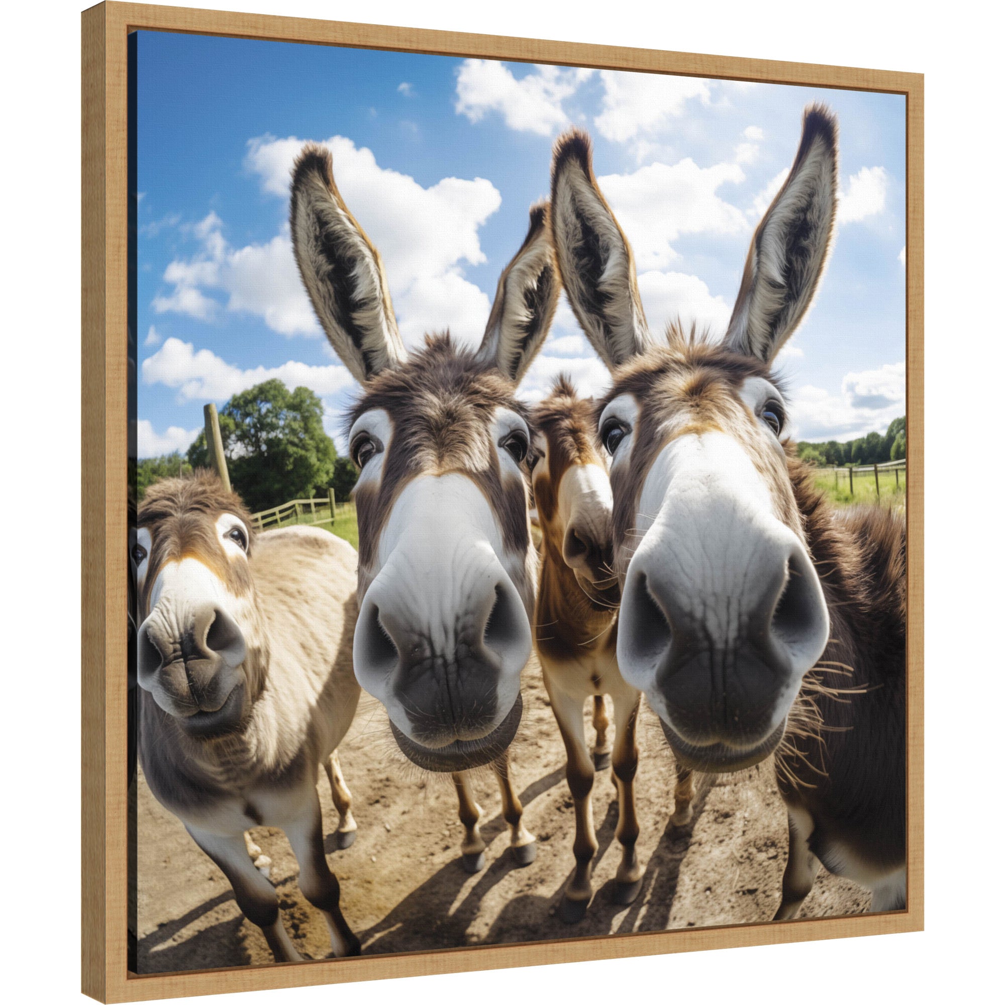 Funny Donkey Selfie by The Creative Bunch Studio