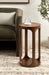 Drink Table Walnut Brown 12x12x23 6