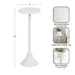 Drink Table White 9x9x23 2