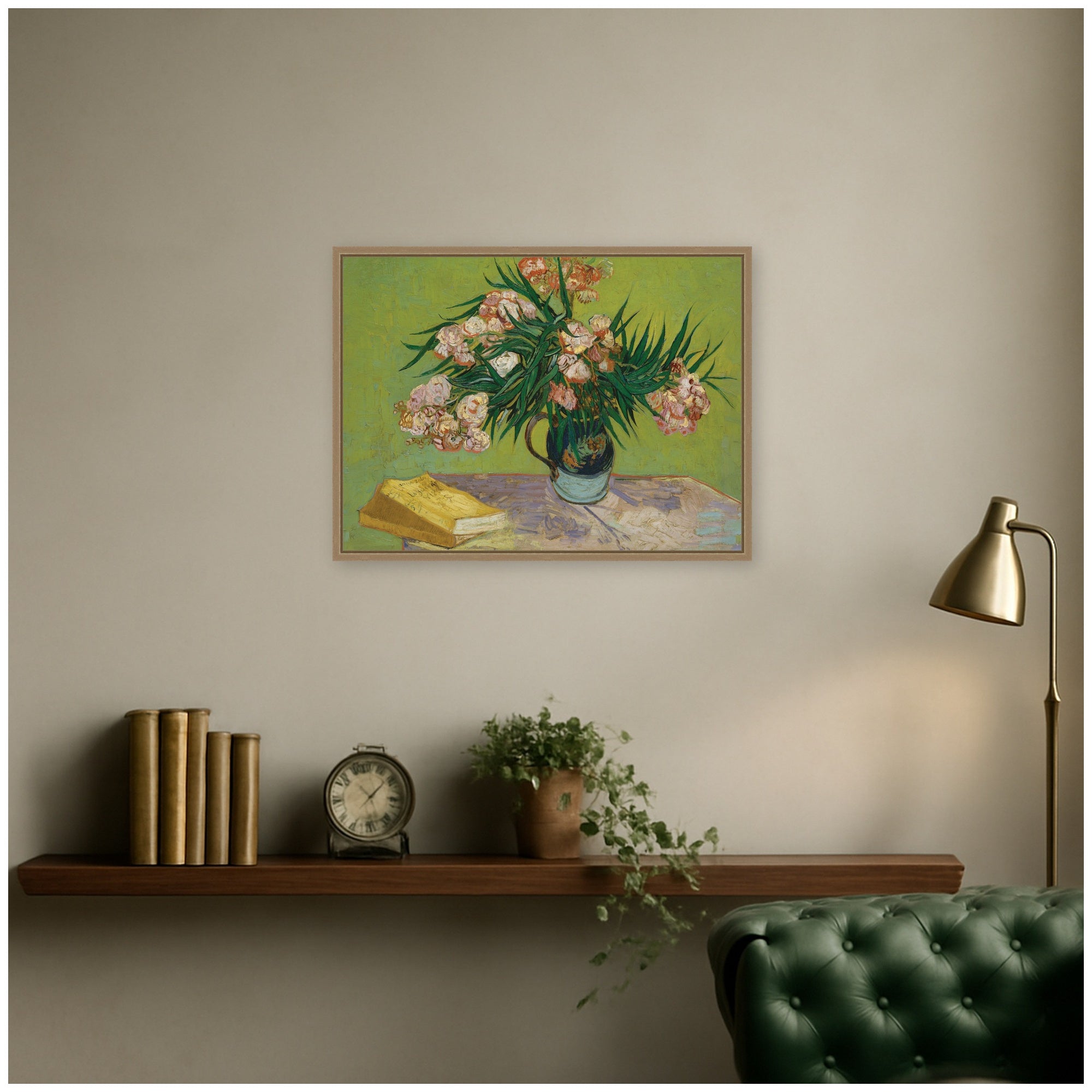 Framed Canvas 24x18 Sylvie Dark Gold 6