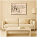 Framed Canvas 42x32 Sylvie Walnut 5