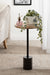 Side Table Natural Black 14x14x24 6