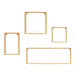 Accent Shelf Gold 4 Piece 2