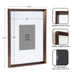 Wall Frame Bronze 16x20 matted to 8x10 2