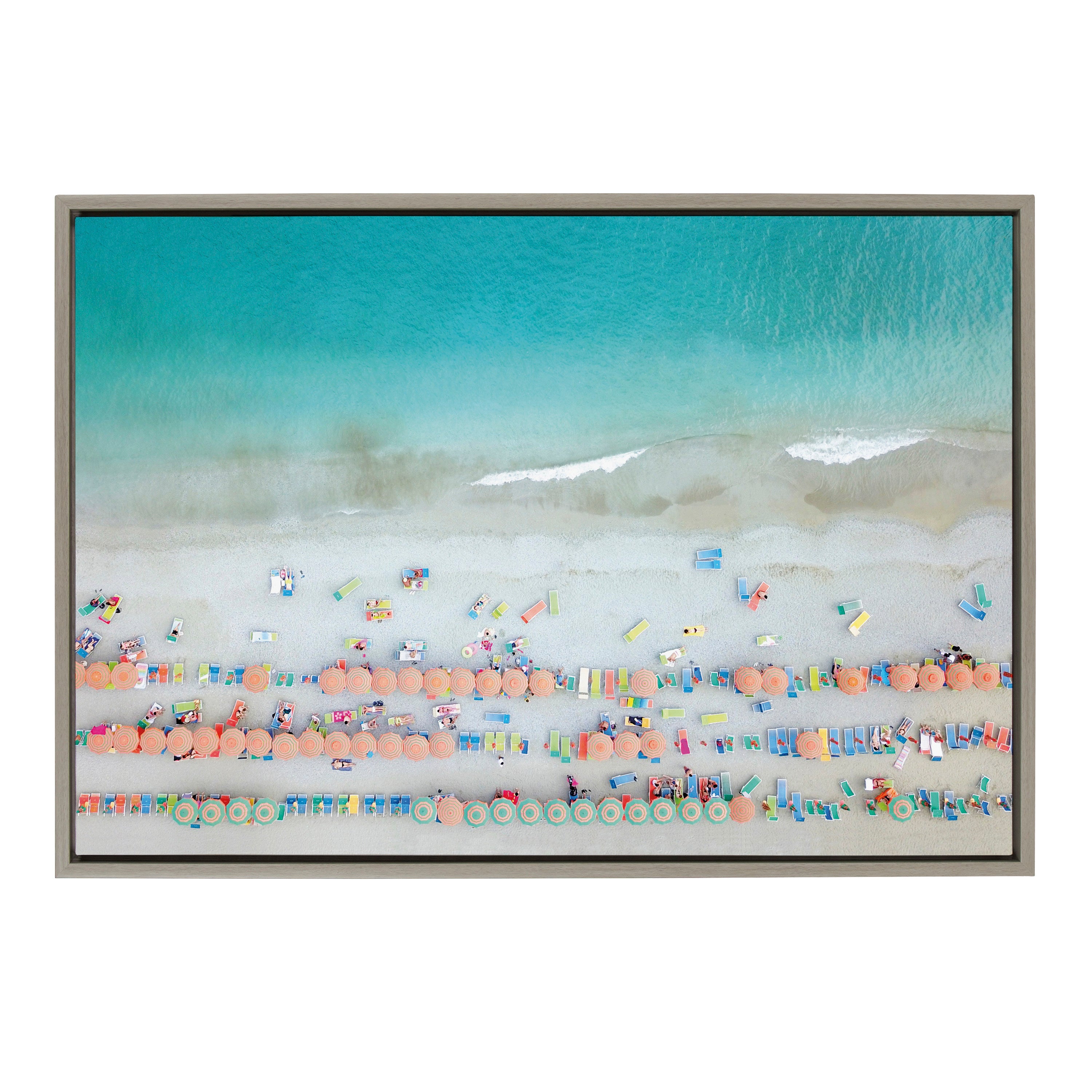 Framed Canvas Sylvie Graywash 23x33 1