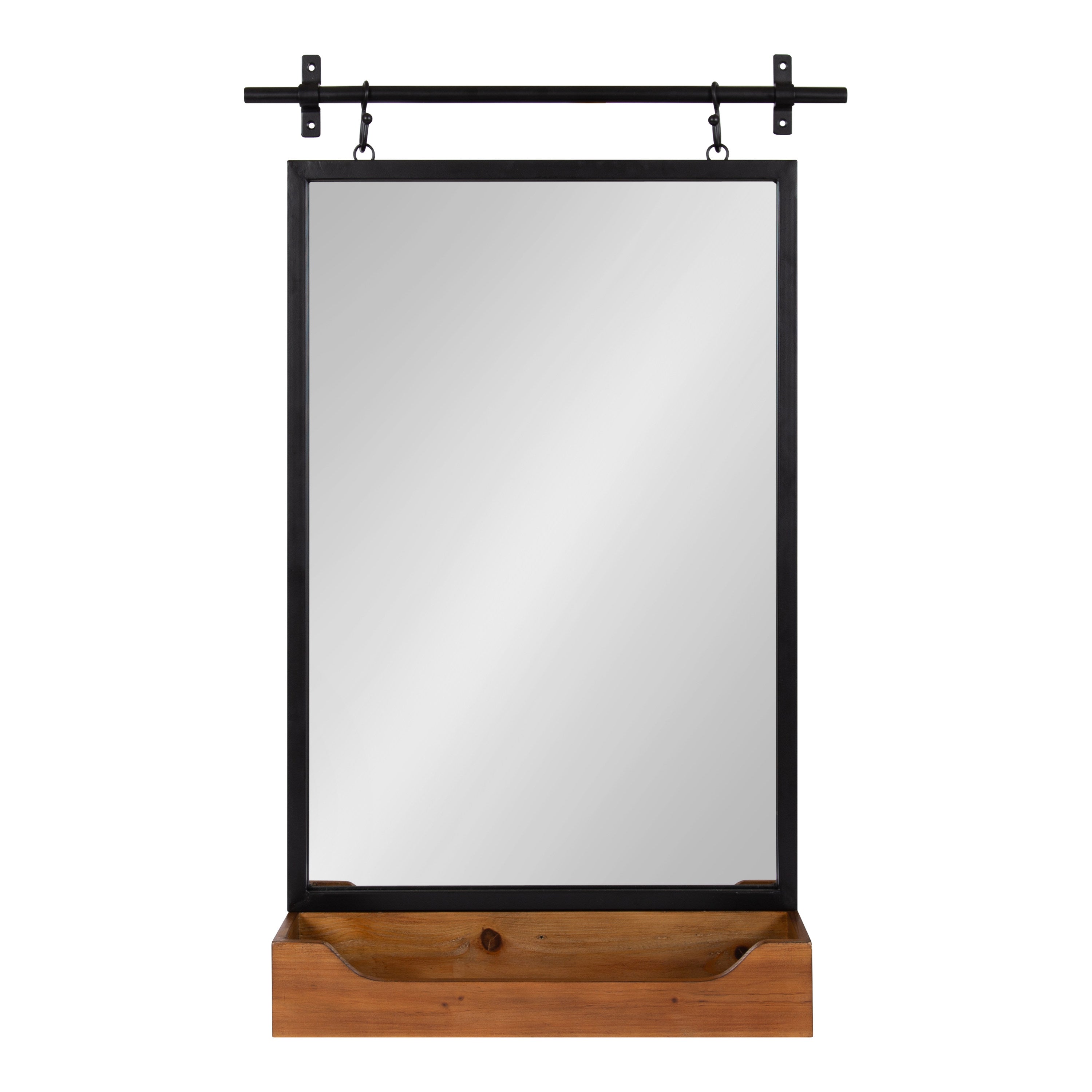 Gammons Wall Mirror with Shelf