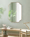 Scallop Mirror 24x36 Gold 6