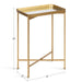 Side Table Gold 18x12x26 2