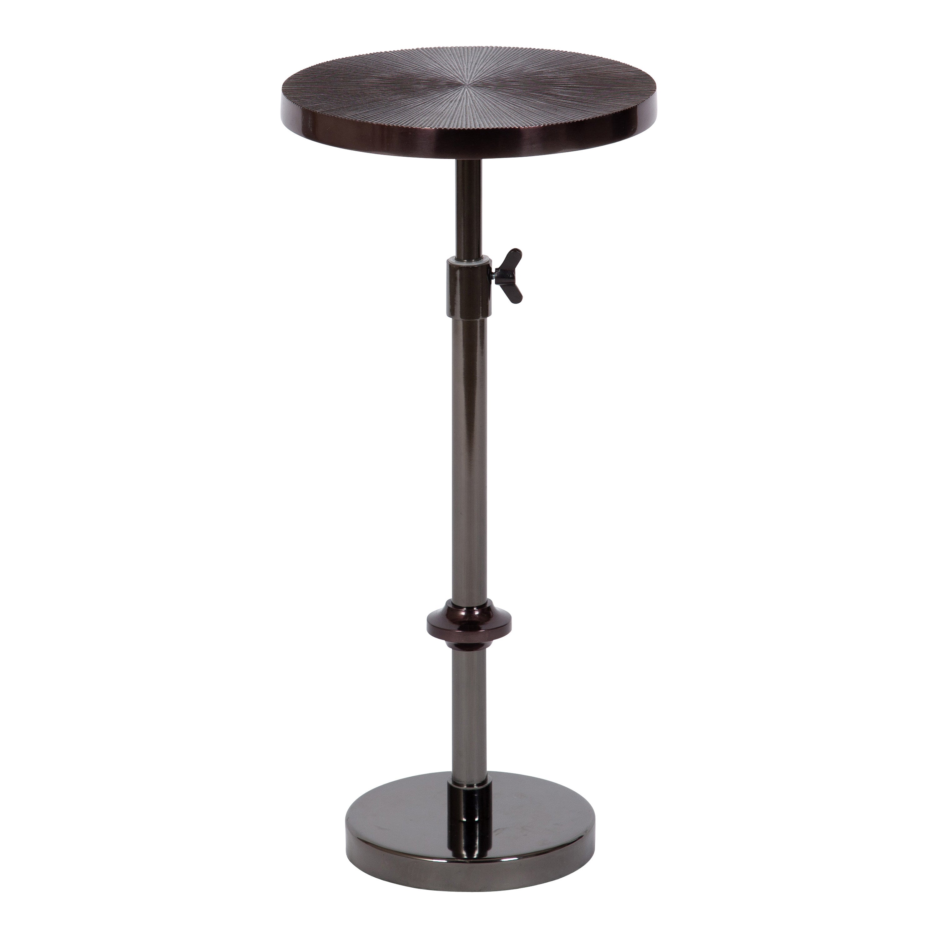 Drink Table Pewter 10x10x30 1
