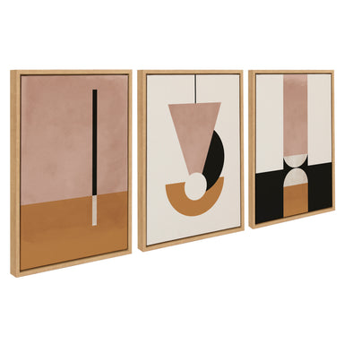 Art Set 3 Piece Set 18x24 Sylvie Natural 2