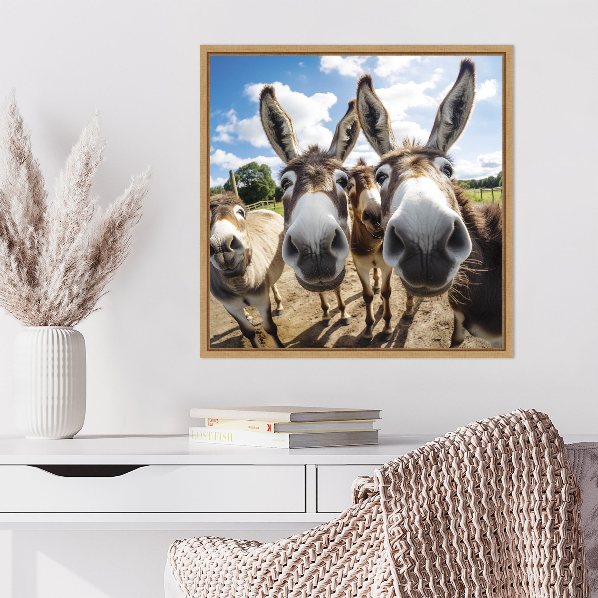 Funny Donkey Selfie by The Creative Bunch Studio