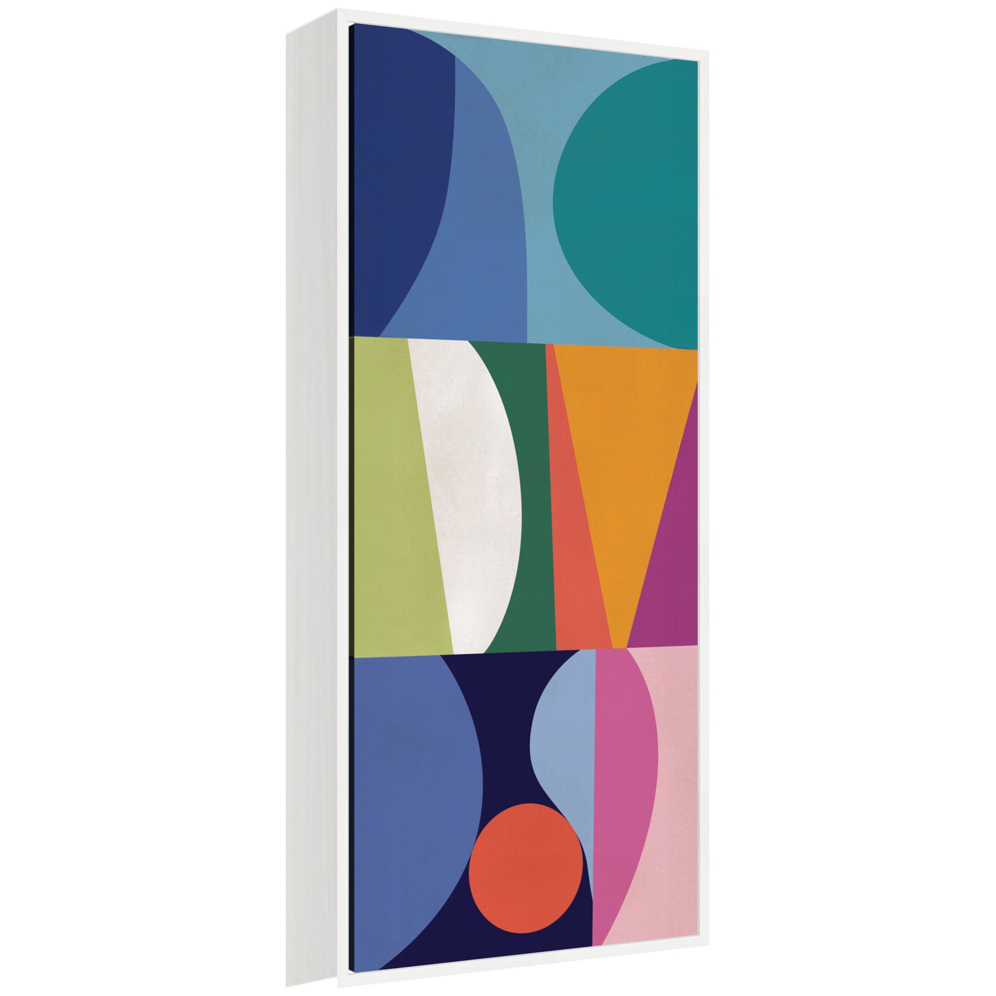 Framed Canvas Sylvie White 18x40 1